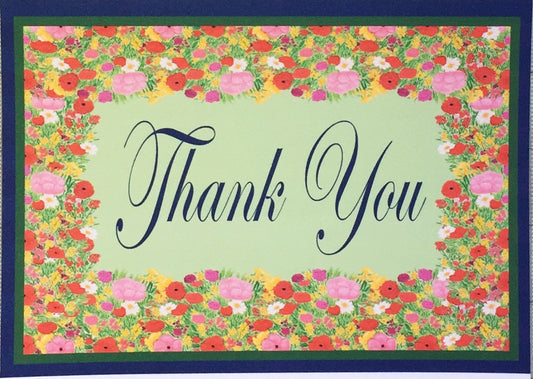 Note Cards - Watercolor Bouquet - Thank You Notes